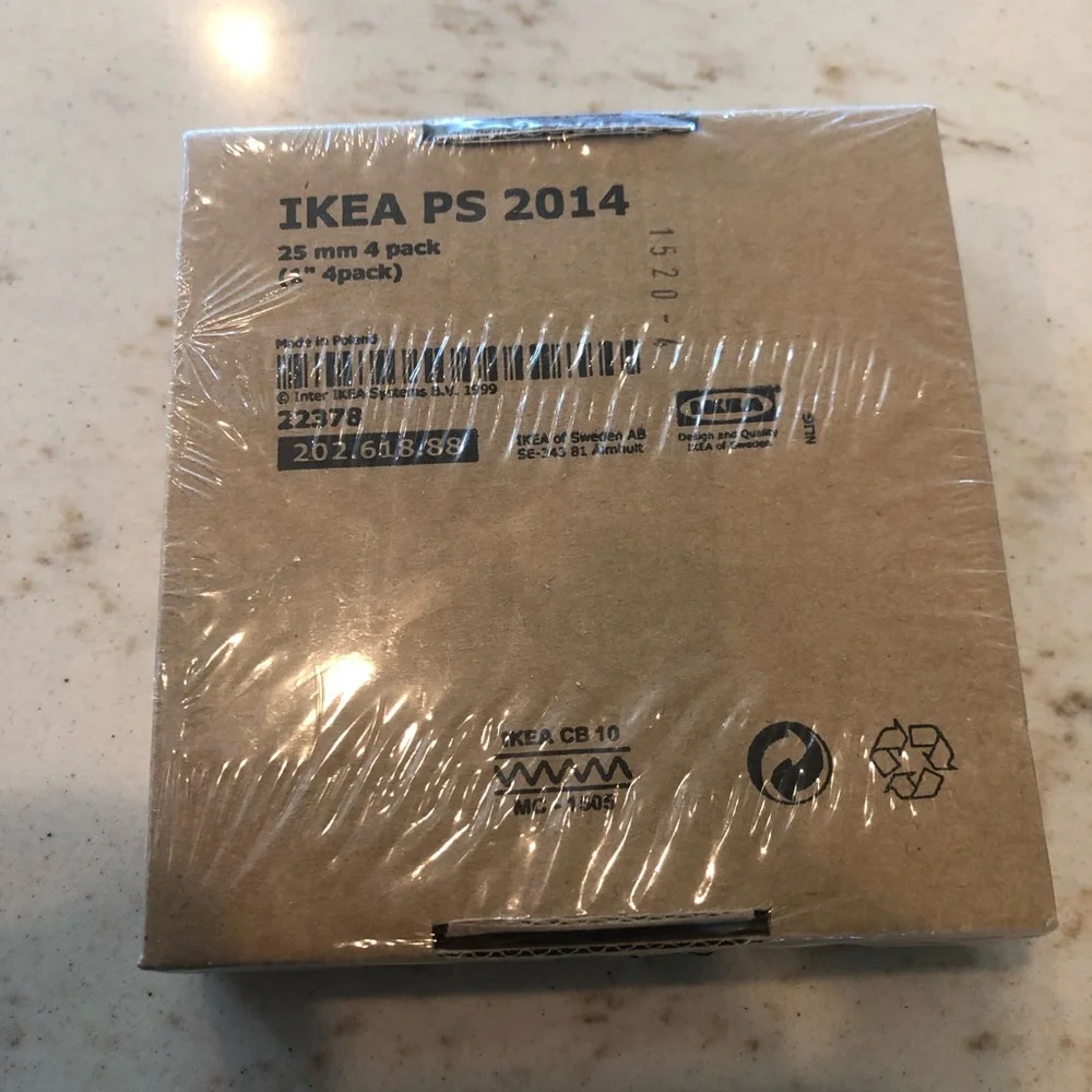 NWT Ikea PS 2014 118 Birch Wall Brackets